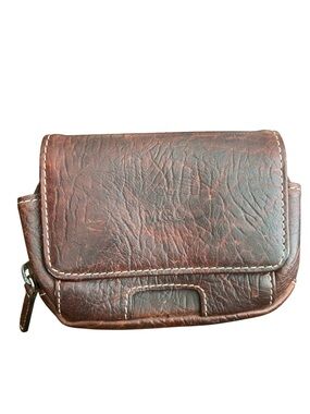 Orvis Vintage Brown Leather Belt Pouch